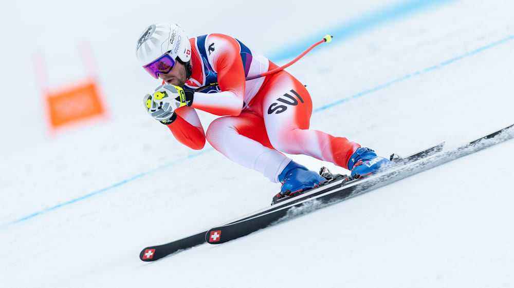 Schweizer ski-asse mit starker abfahrt – franzoni führt knapp