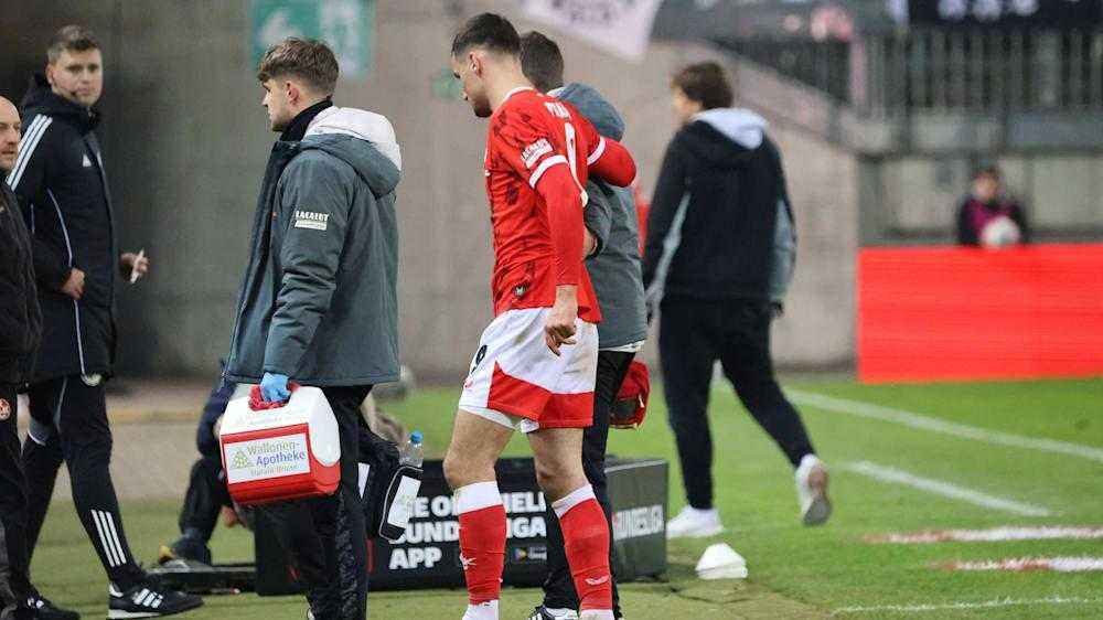 Schwere schlag für den fck: prtajin mit achillessehnenriss? und ein umstrittener elfmeter