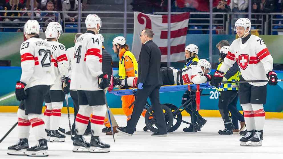 Verletzung im spiel gegen kanada