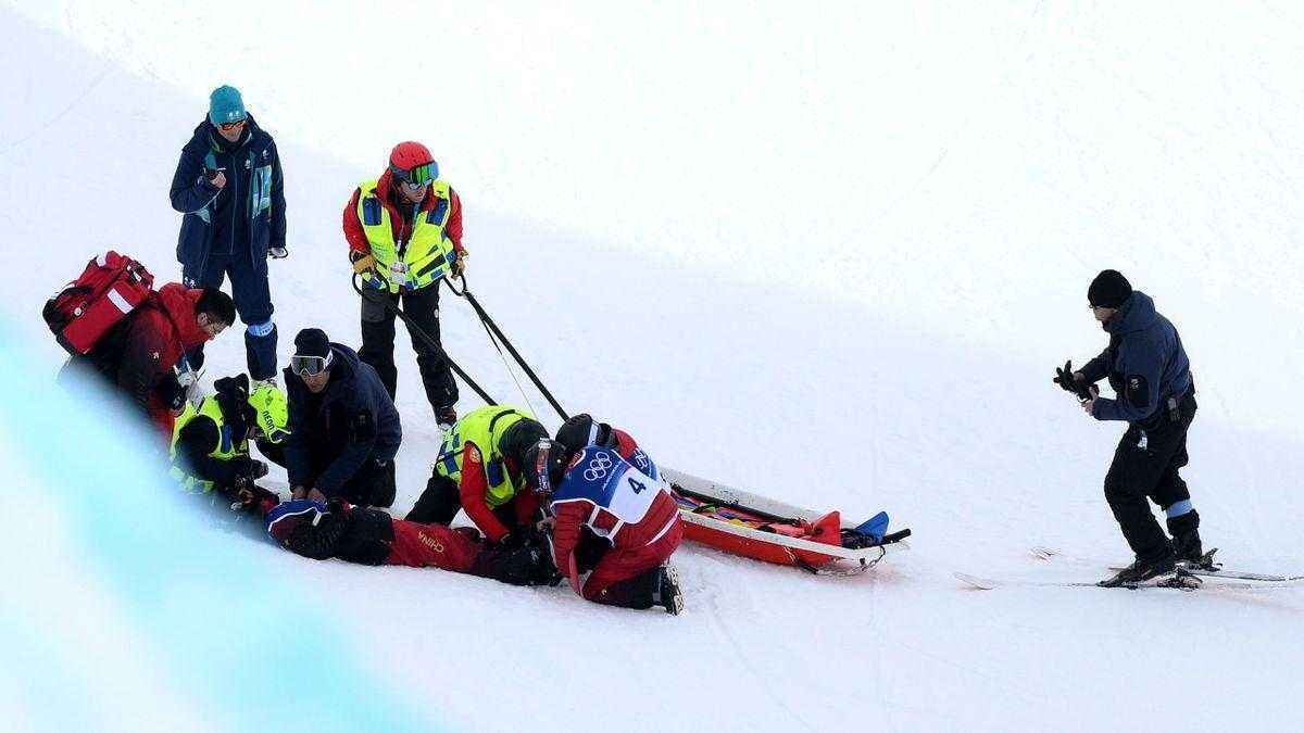 Schwerer sturz bei olympia-qualifikation: liu jiayu in livigno verletzt