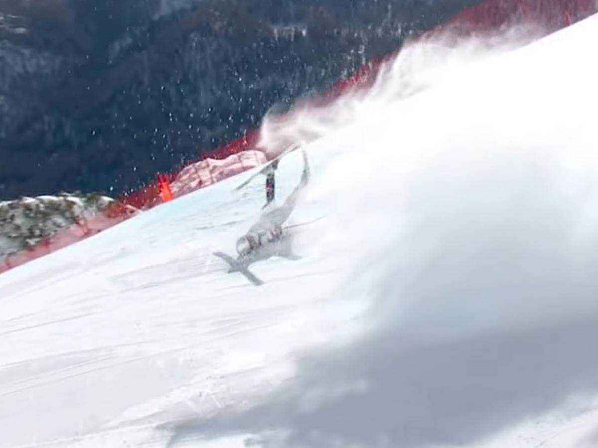 Schwerer sturz von lindsey vonn bei olympia-abfahrt – schock im ziel