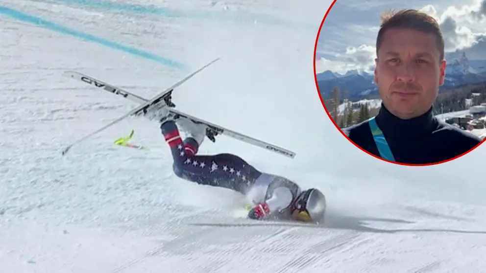 Schwerer sturz von lindsey vonn in cortina – bild-reporter vor ort