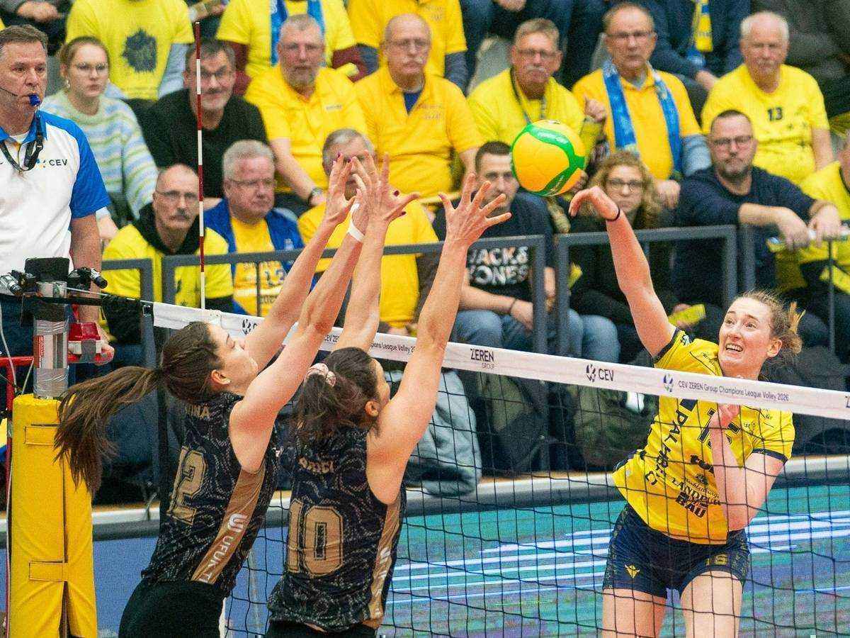 Schwerins volleyball-damen vor schwerer aufgabe im cl-rückspiel