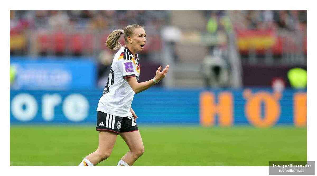 Die mittelfeldspielerin ausweichend