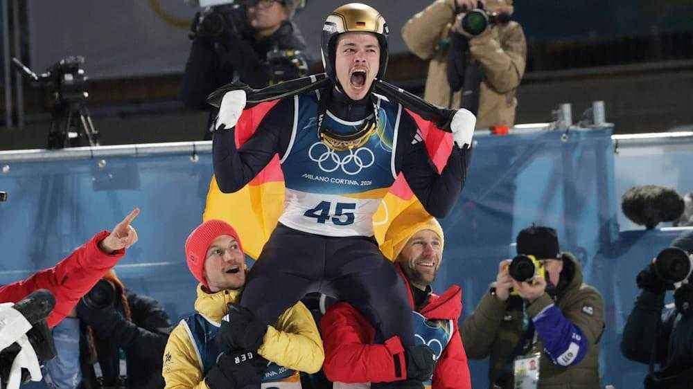Sensation in predazzo: philipp raimund holt gold im skispringen