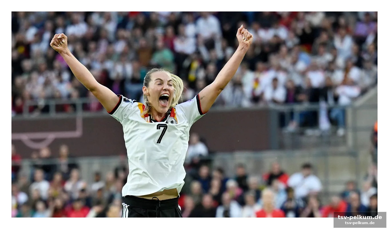 Hommage an die olympiasiegerinnen, triumph auf dem platz