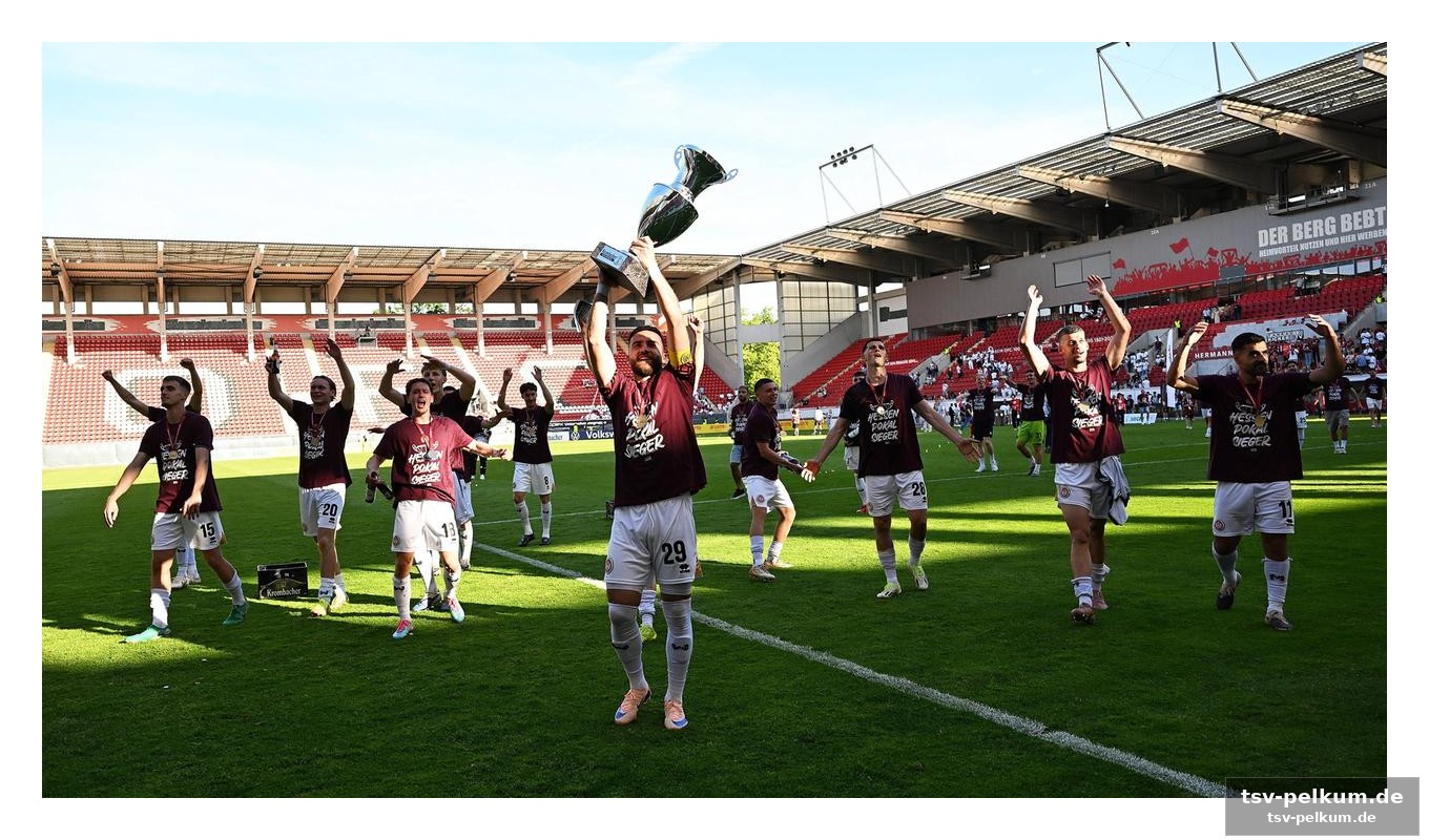 Ein pokal-traum wird wahr