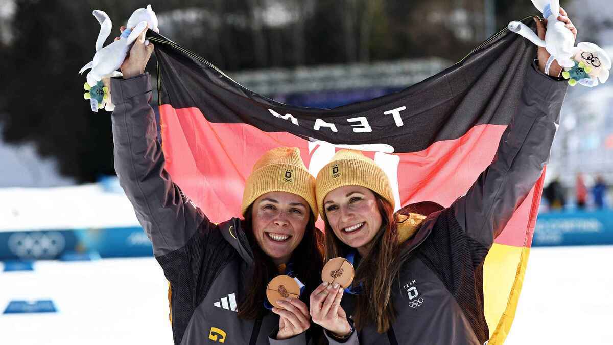 Sensationelle bronze-medaille: langlauf-duo rydzek & gimmler schreibt olympia-geschichte