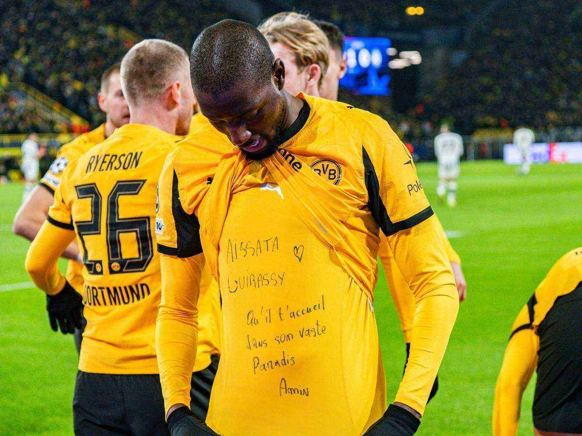 Serhou guirassy widmet tor seiner verstorbenen nichte – bvb siegt gegen bergamo