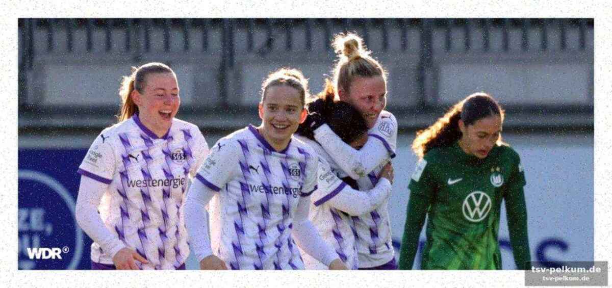Spielverlauf: wolfsburg geht früh in führung
