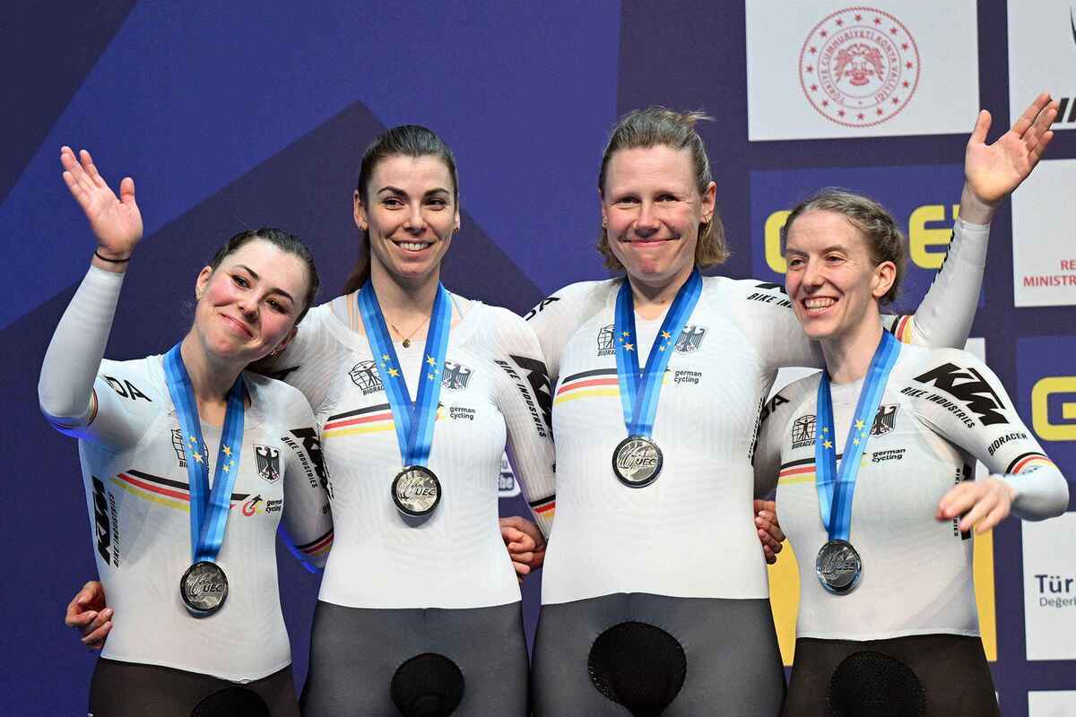 Silber für lisa klein: deutsche bahnradfahrerinnen knapp am em-gold vorbei
