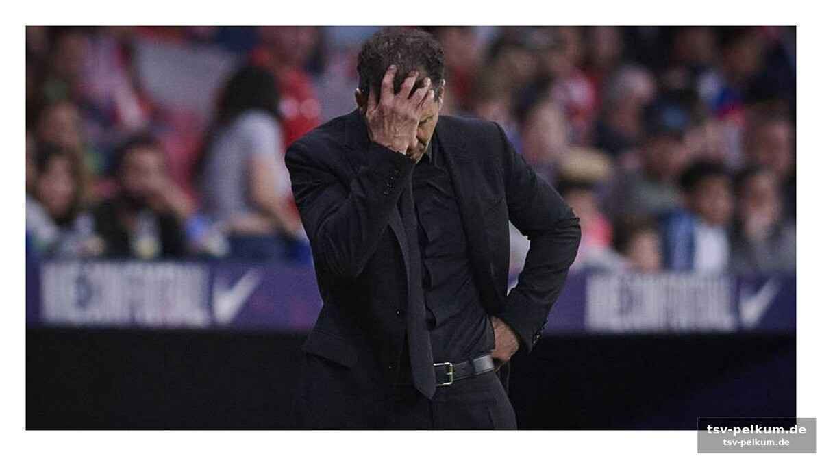 Ein respektloses zeichen? white verärgert atlético