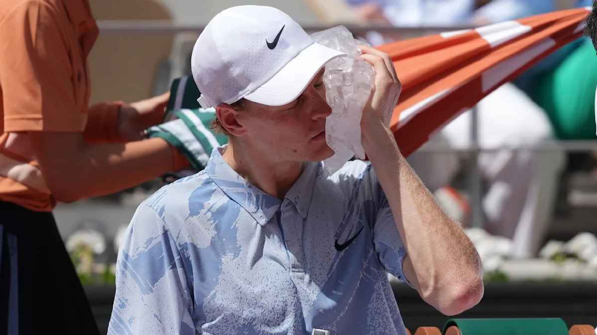 Sinner bricht zusammen: hitzekollaps beim french open-match!