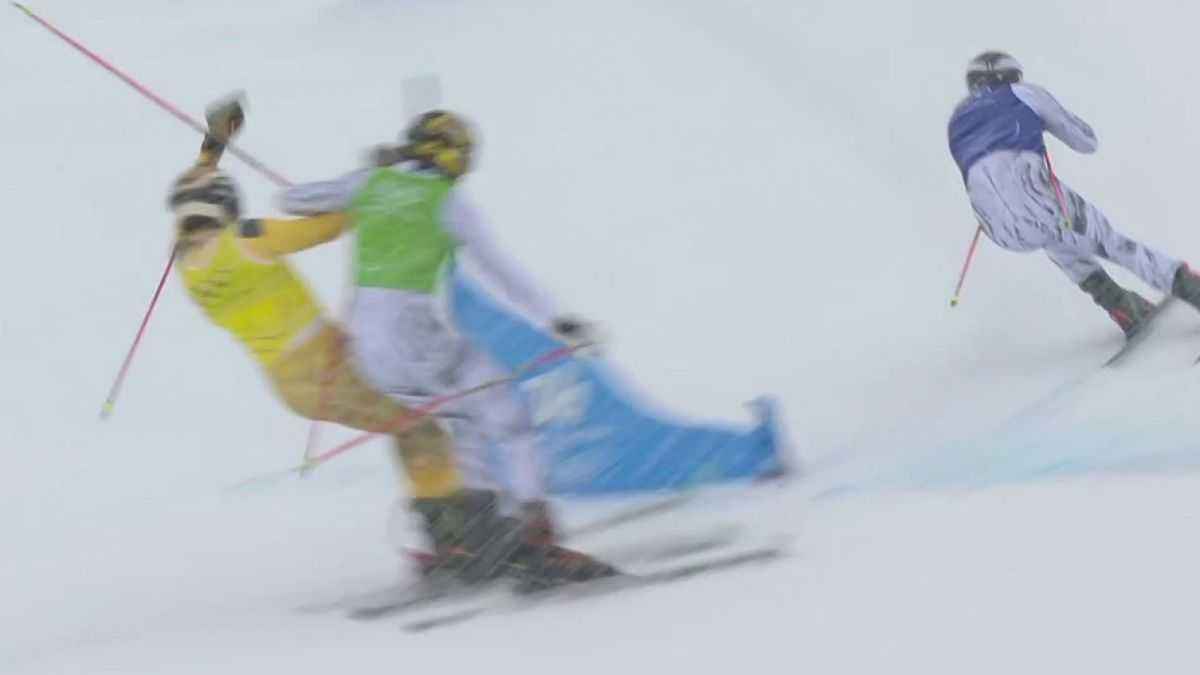 Skicross-chaos in kopaonik: hronek triumphiert nach sturz, maier verpasst finale