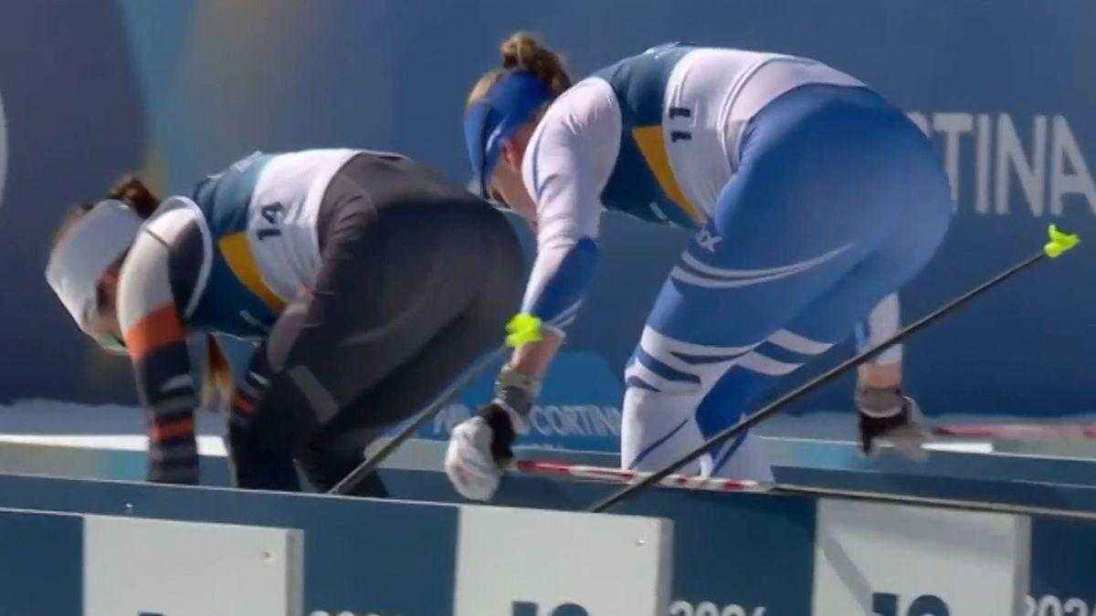 Skilanglauf-chaos in mailand cortina: nepryaeva nimmt hennig dotzlers ski!