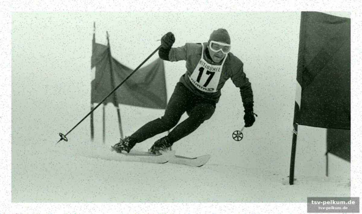 Ein ruhiger kämpfer auf der piste
