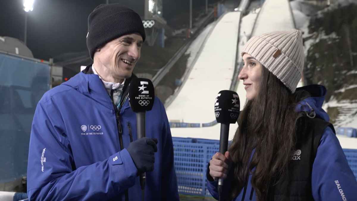Skispringen olympia 2026: kurioses training vor super-team-wettbewerb