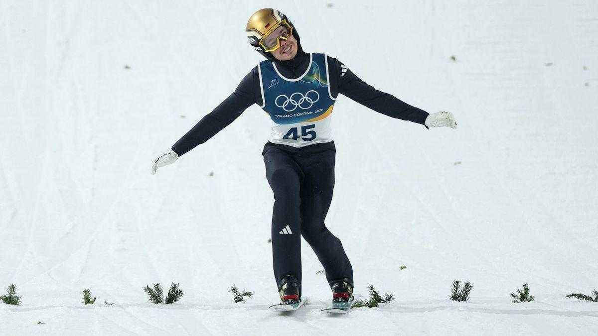 Skispringen olympia: domen prevc triumphiert – raimund verpasst medaille