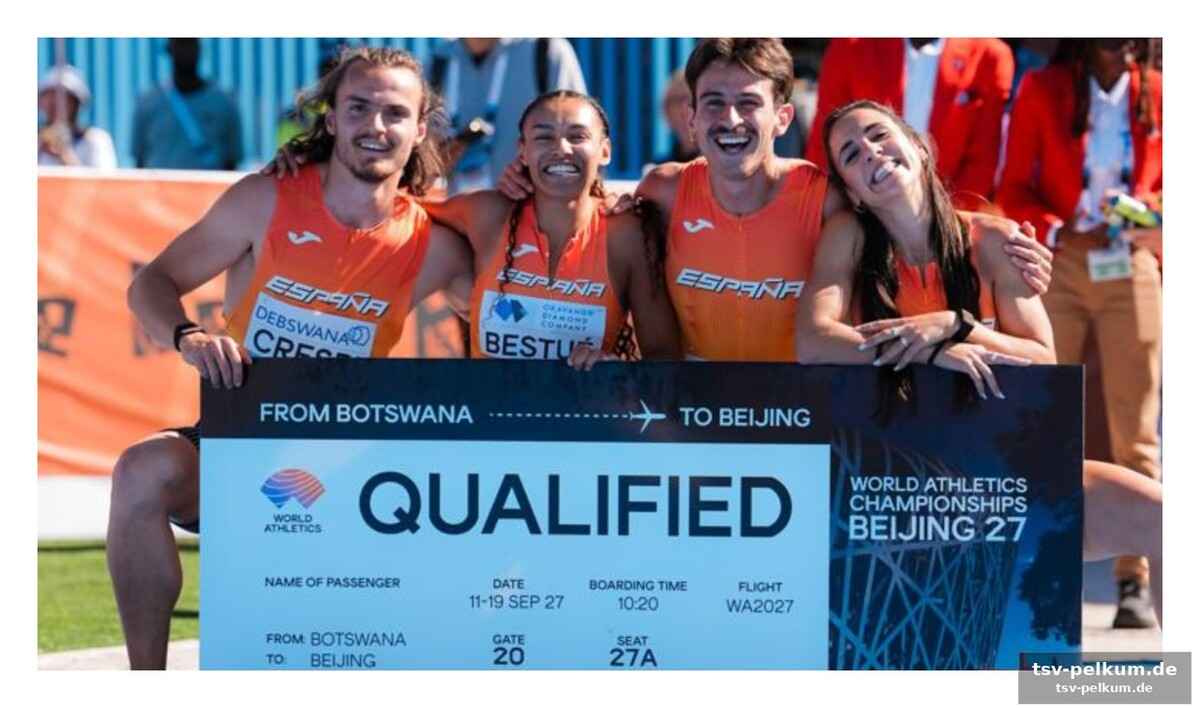 Historische silbermedaille im 4x400-meter-mixed-staffellauf