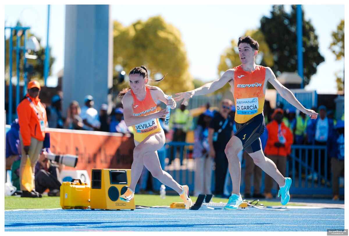 Erneuter triumph im 4x100-meter-frauenstaffellauf