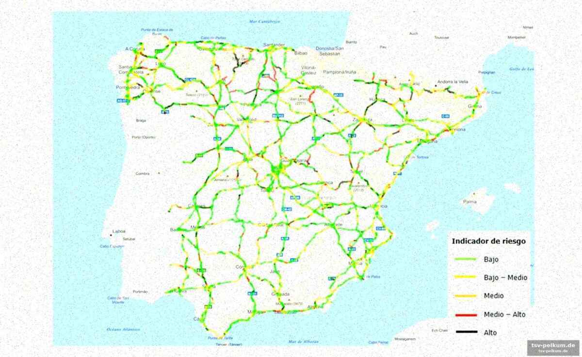 Die gefährlichsten straßen spaniens im fokus