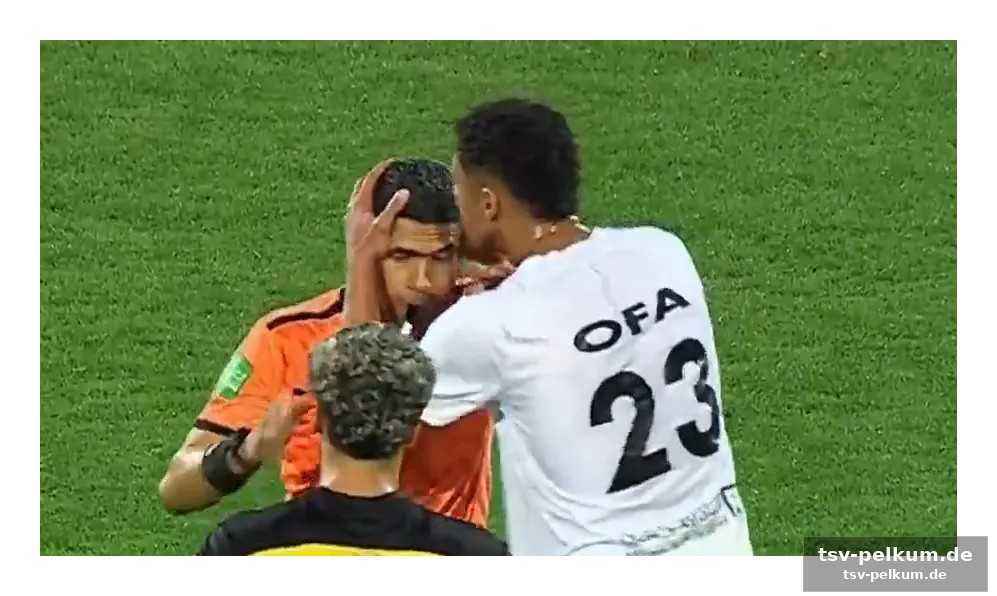 Die überraschende geste nach spielschluss