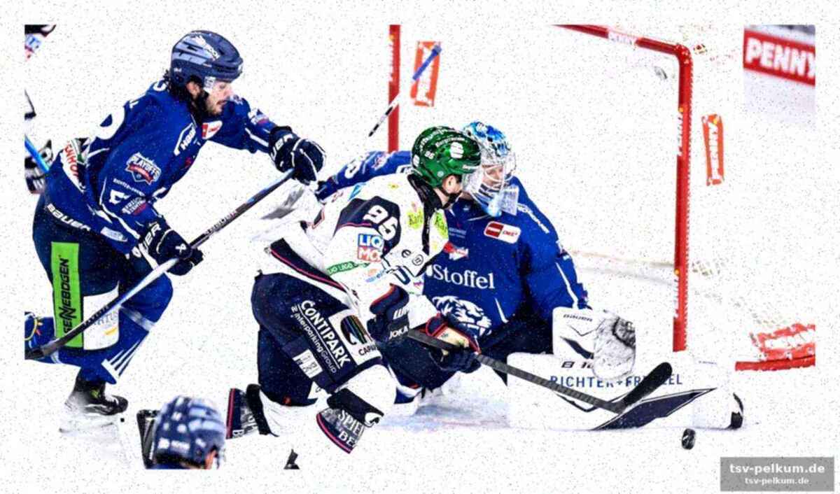 Die erste linie der eisbären verpufft