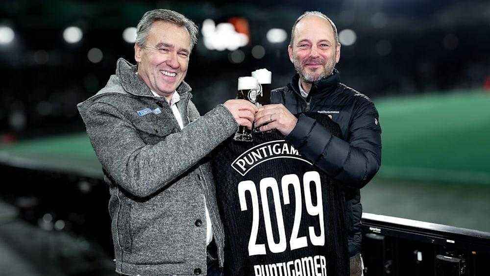 Sturm graz und puntigamer: eine partnerschaft für die zukunft – vertrag bis 2029 verlängert