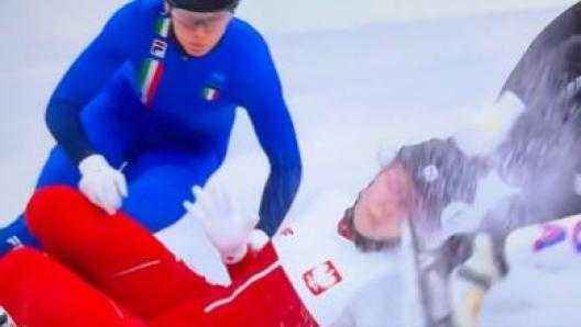 Sturz beim shorttrack: polnische läuferin schwer verletzt – fontana involviert
