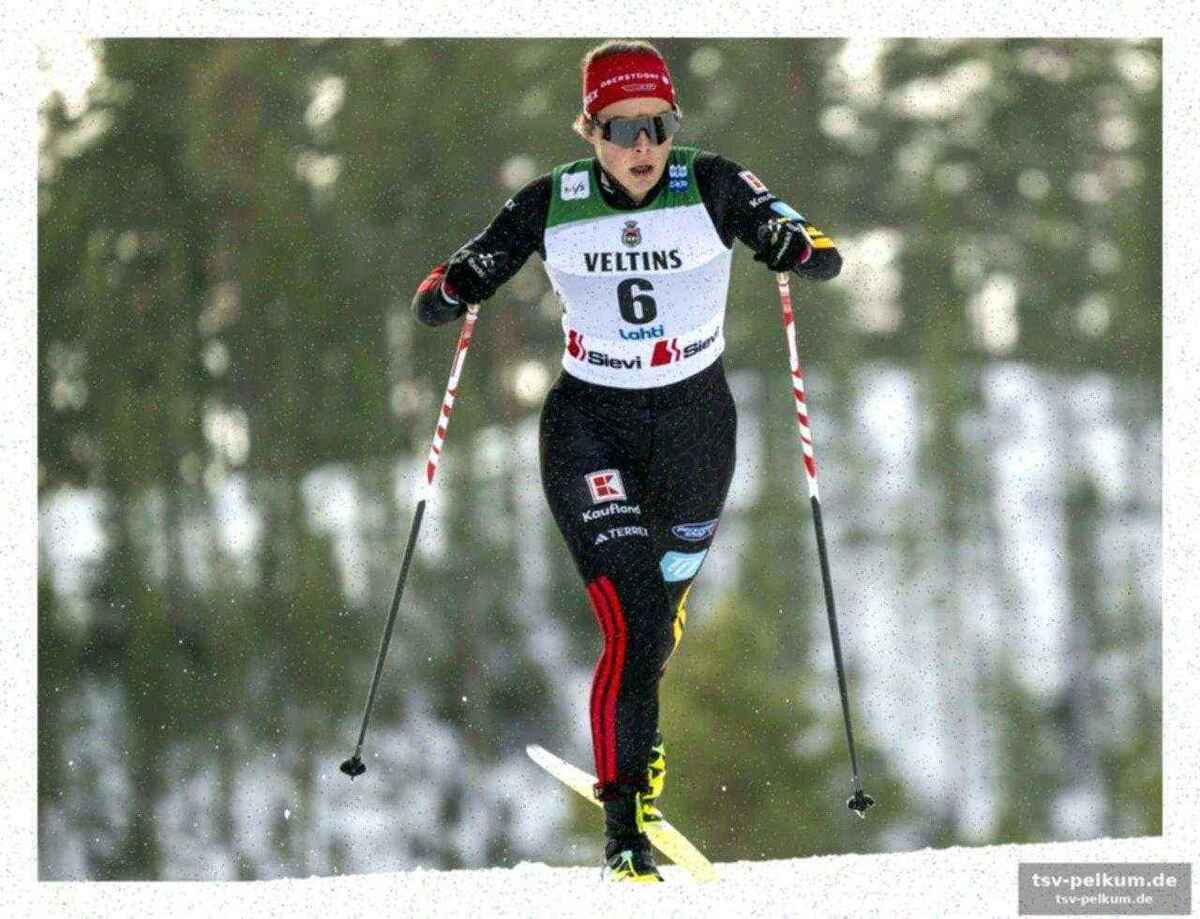 Kläbo trifft den schnee mit dem hinterkopf