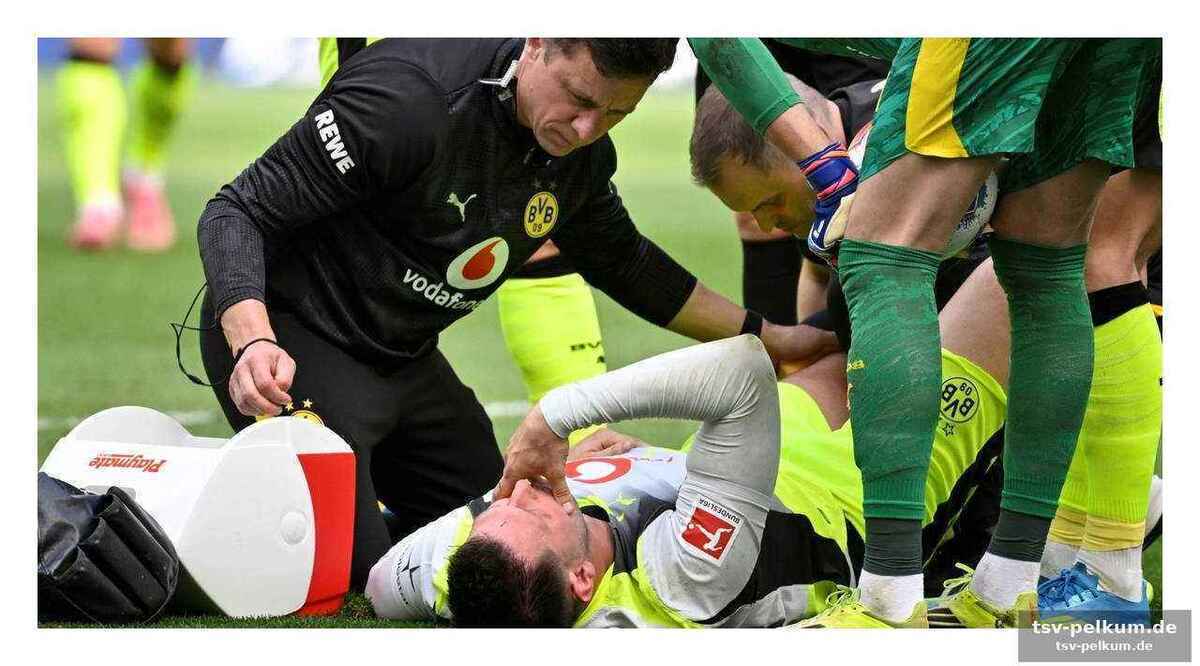 Ein unglücklicher moment: ball gespielt, schiri gehandelt
