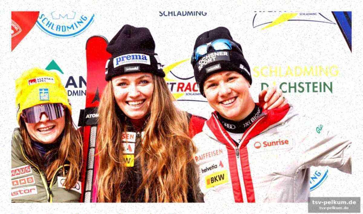 Junge wilde im riesenslalom und slalom
