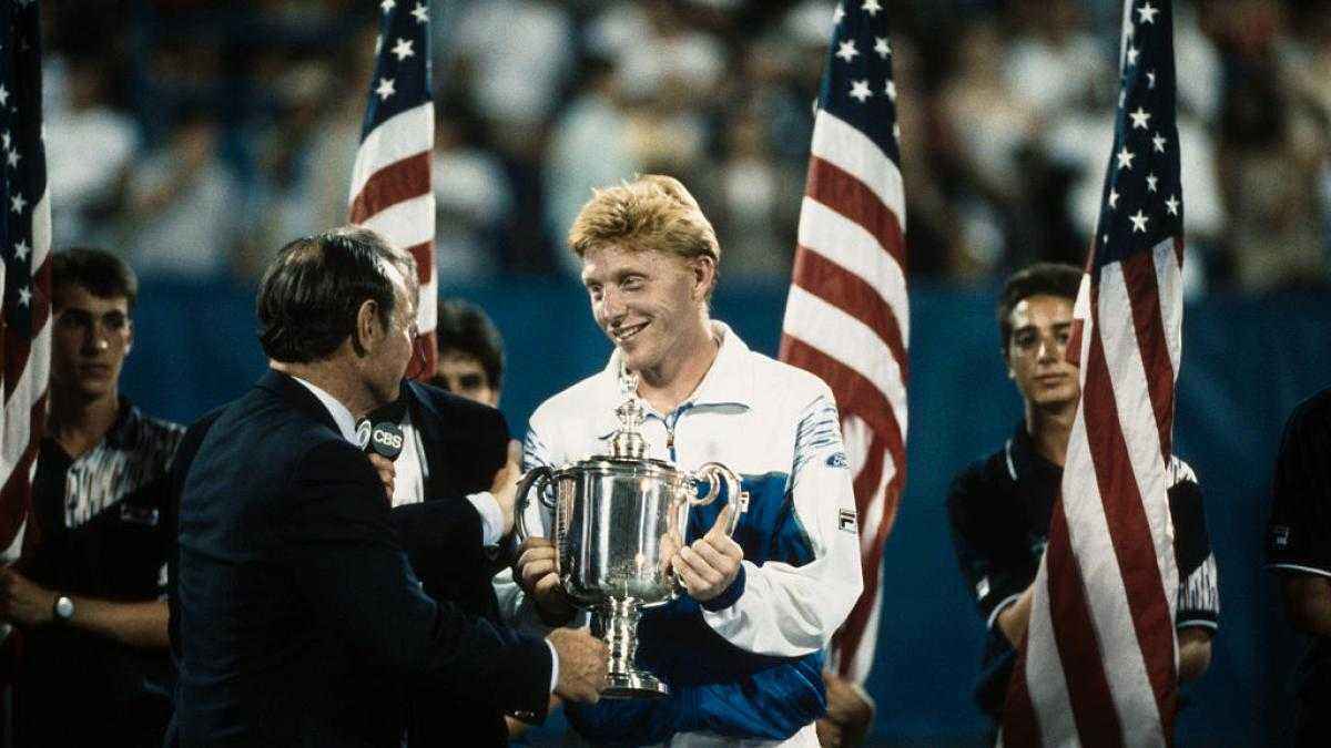Tennismilizionen! becker's us open pokal für rekordpreis versteigert