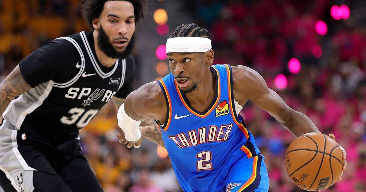 Thunder donnern san antonio entgegen: gilgeous-alexander führt oklahoma zum sieg