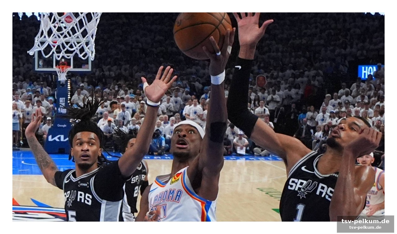 Shai gilgeous-alexander dominiert, wembanyama patzt