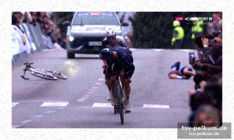 Schwerer sturz überschattet den sprint