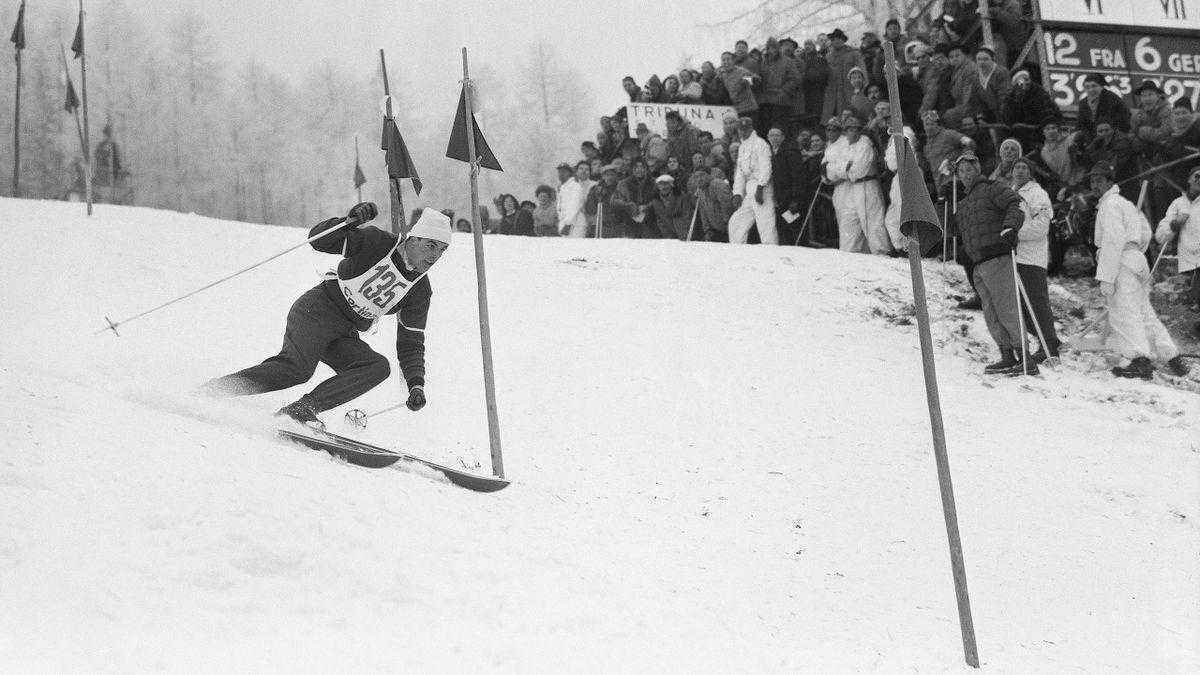 Toni sailer in cortina 1956: der triumph des schwarzen blitzes