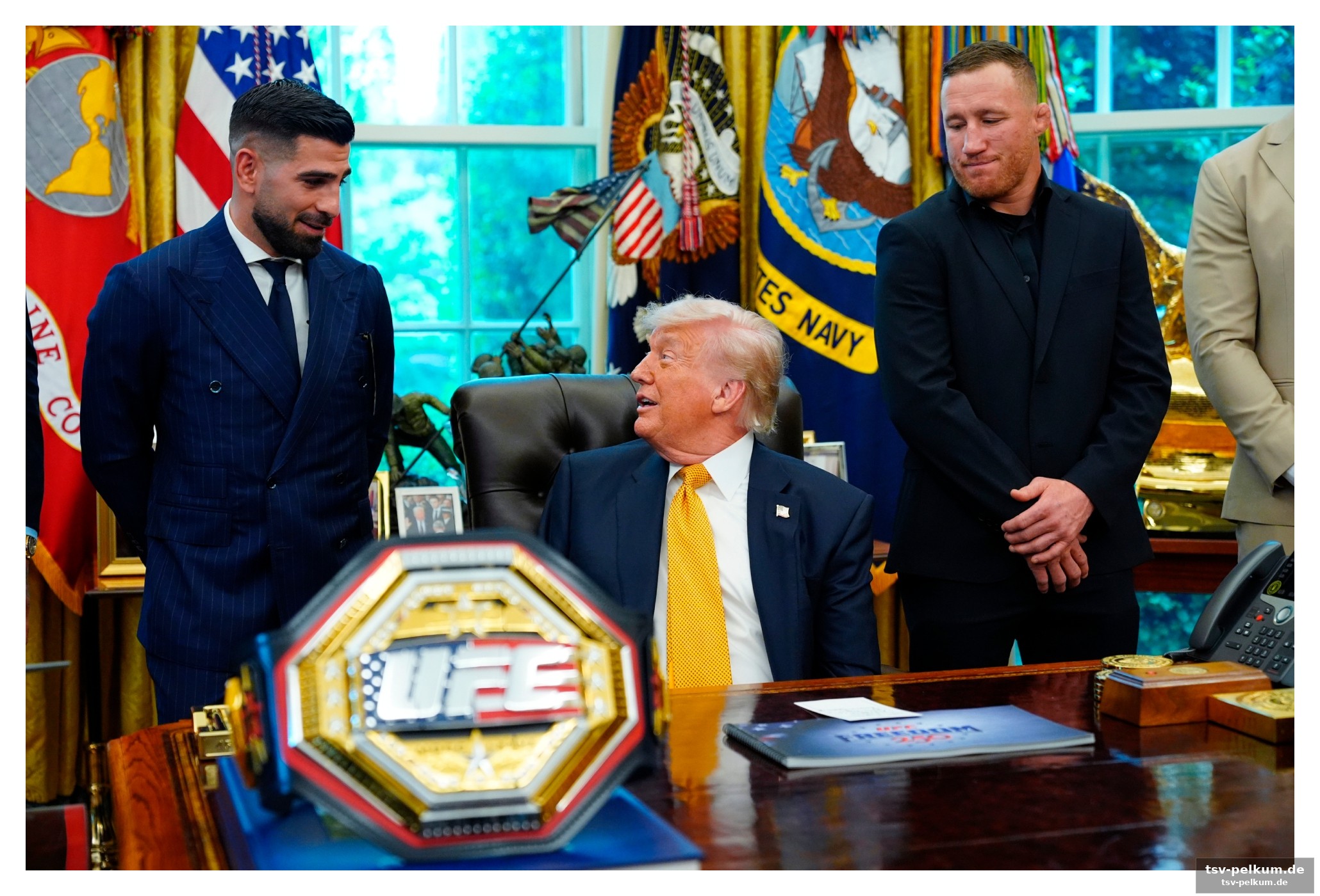 Ein abend in der casa blanca: polit-talk mit donald trump