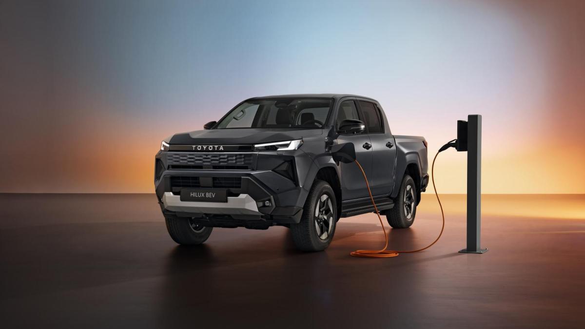 Toyota hilux: jetzt auch als vollelektrischer pick-up!