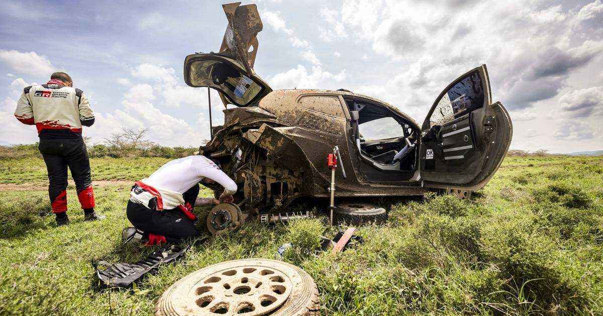 Toyota-kahuna in kenia: führungstrio weg, katsuta ganz oben