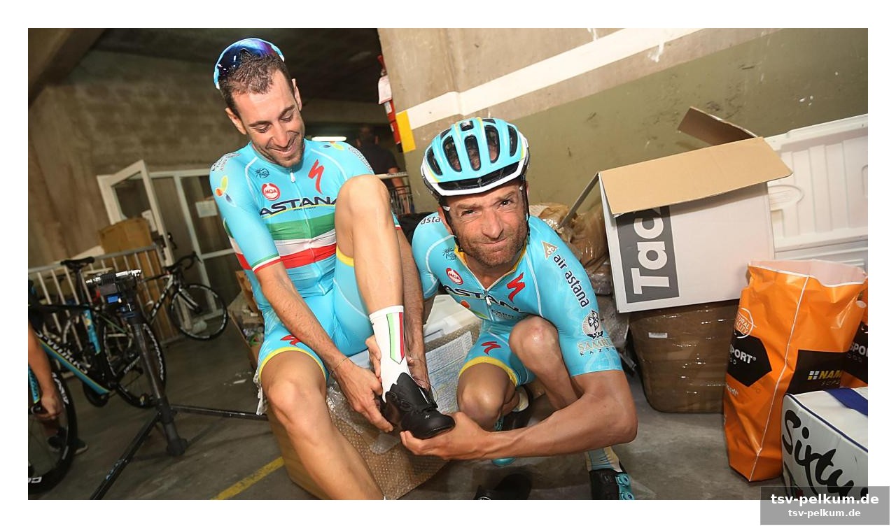 Die gazzetta und das gespräch zwischen nibali und scarponi