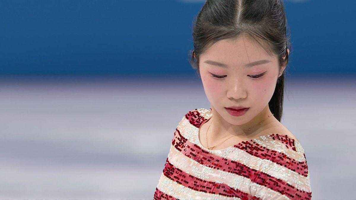 Tränen auf dem eis: amber glenns olympia-traum nach patzer in mailand gefährdet