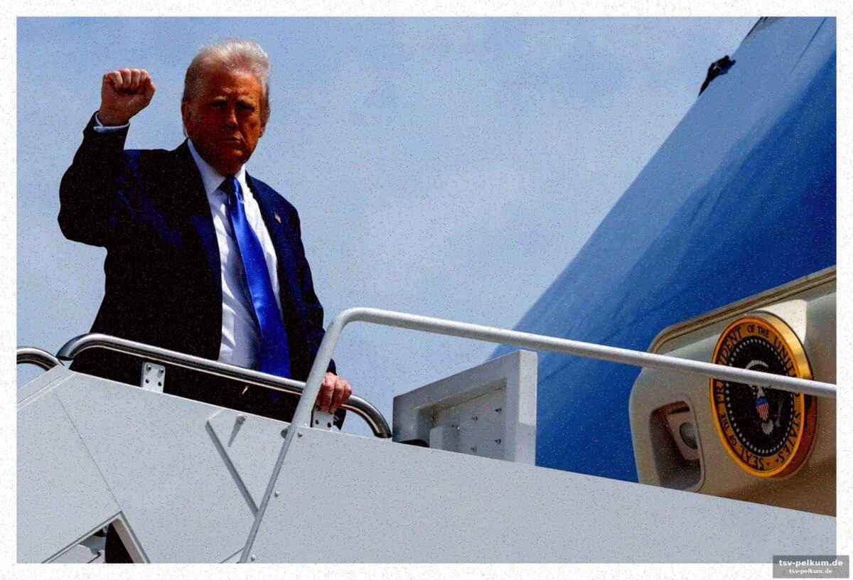 Trump und sein glaube an die vereinigten staaten