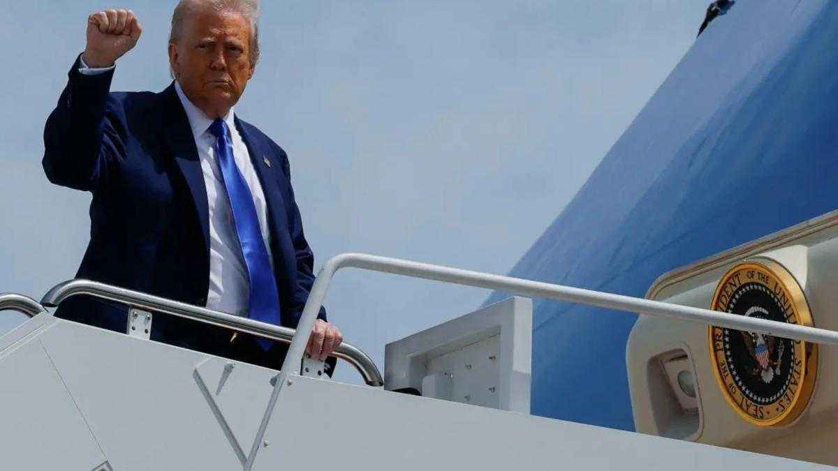 Trump jagt angeblich raketen aus dem air force one – ein ungewöhnlicher zeitvertreib