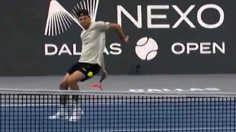 Überraschende wendung in dallas: taylor fritz mit genialem trick-shot