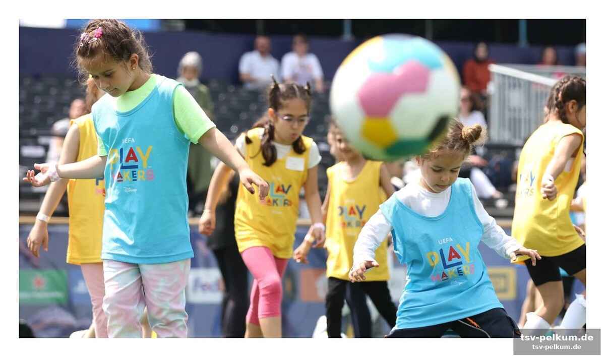 Die nächste generation von fußballerinnen wird herangezüchtet