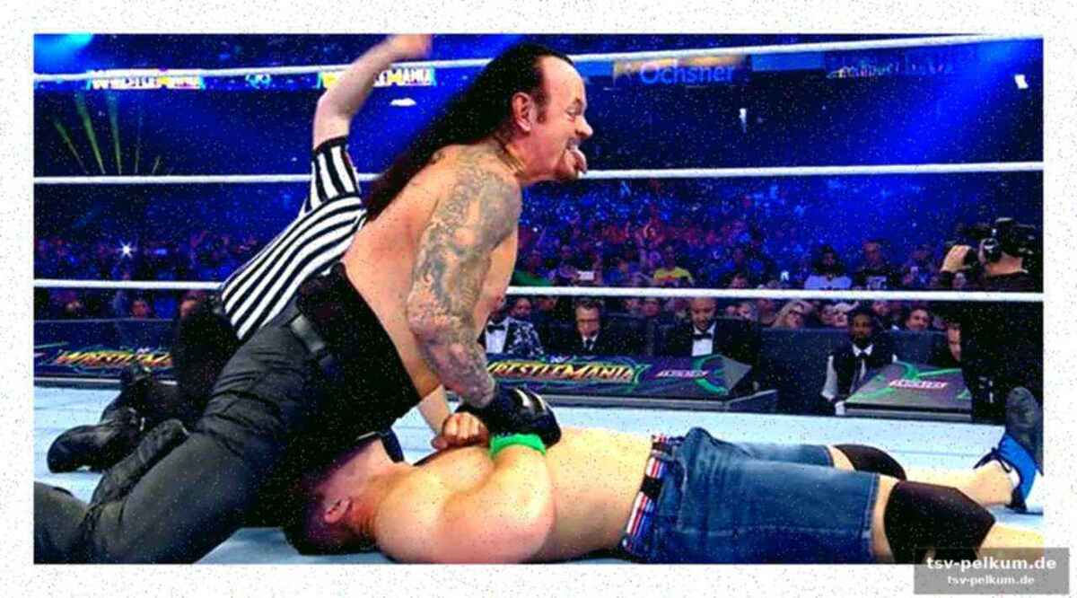 Elias als falscher undertaker: der moment der verwirrung