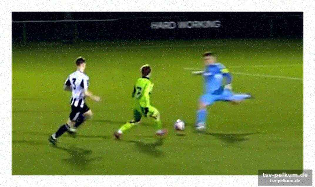 Der spielverlauf bis zum ausnahmetor