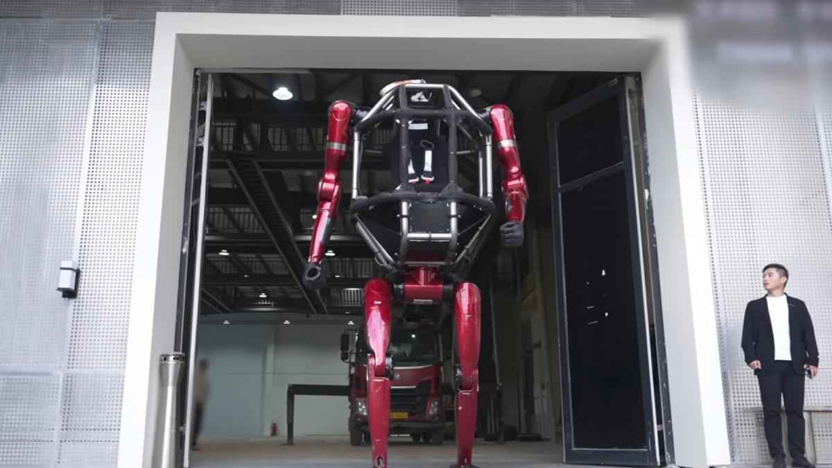 Unitree gd01: der mecha-roboter, der die fabrikhallen erobern will!