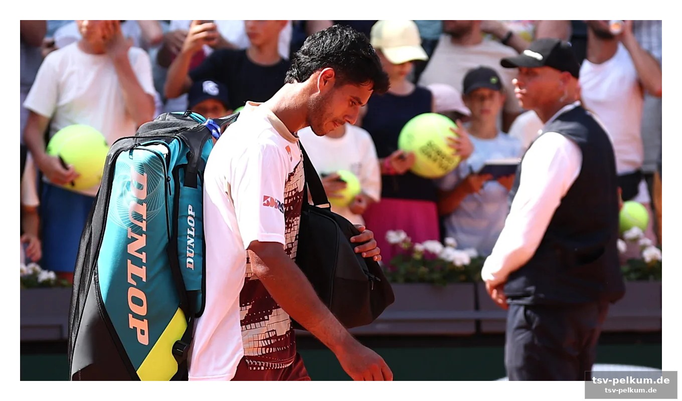 Die hitzige atmosphäre im suzanne-lenglen-stadion